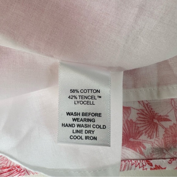 Tommy Bahama Petit Palma Balloon Sleeve Short Dress Paradise Pink Small NWT NEW - Picture 14 of 14